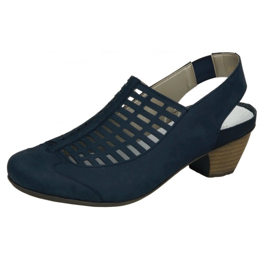 Rieker antistress sling back sandals, like new, size 8.5, navy